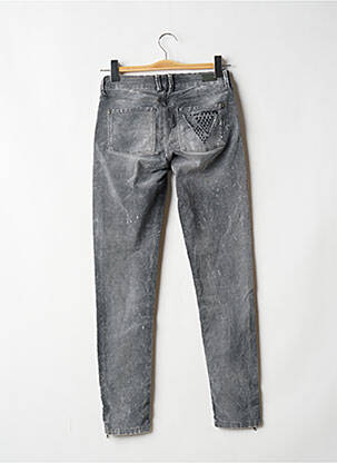 Pantalon slim stretch taille normale gris BERENICE femme