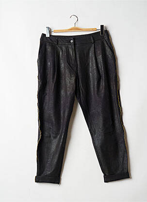 Pantalon droit stretch taille haute noir MARYLEY femme