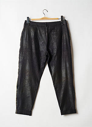 Pantalon droit stretch taille haute noir MARYLEY femme