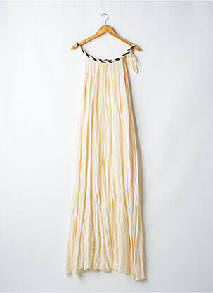 Robe longue beige SUNCOO pour femme