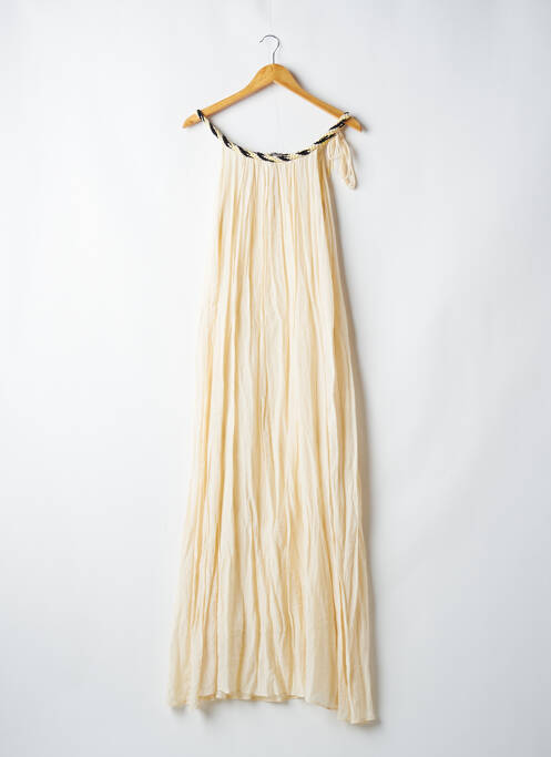 Robe longue beige SUNCOO pour femme