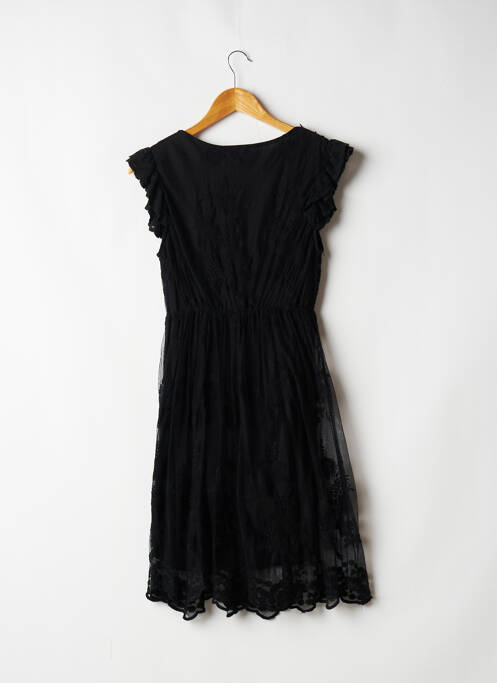 Robe mi-longue noir CHOKLATE pour femme