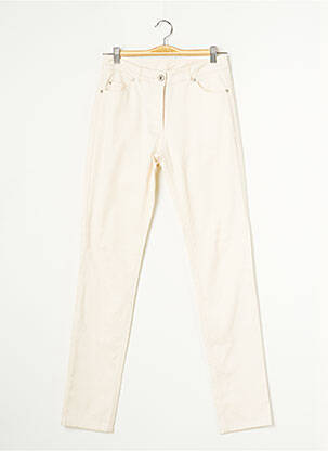 Pantalon slim taille normale taille normale beige VOODOO femme