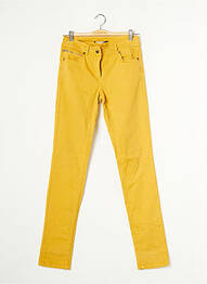 Pantalon slim taille normale taille normale jaune VOODOO femme