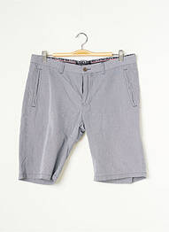 Bermuda coupe droite taille normale bleu TEDDY SMITH homme