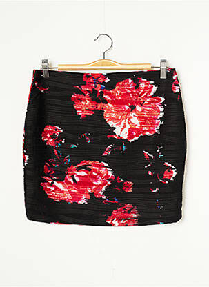 Jupe courte taille normale noir AMISU femme