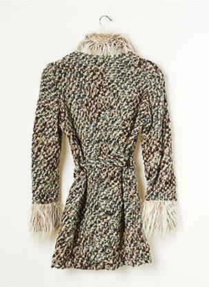 Manteau long coupe cintrée sans capuche beige LE PHARE DE LA BALEINE femme