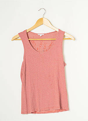 Top tissage jersey sans manche rouge VOODOO femme