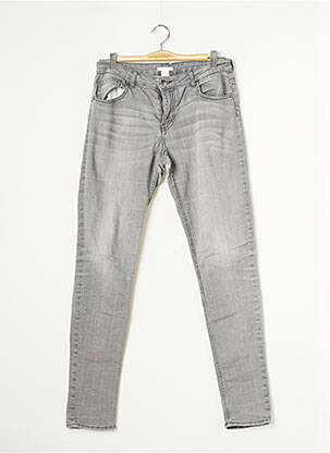 Jeans coupe slim gris H&M pour femme