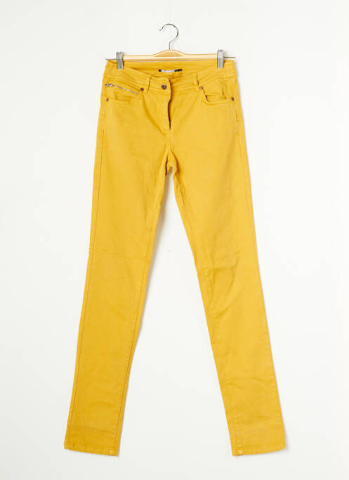 Pantalon slim taille normale taille normale jaune VOODOO femme