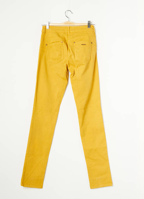 Pantalon slim taille normale taille normale jaune VOODOO femme