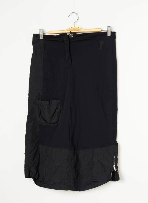 Jupe mi-longue coupe droite noir MCP femme