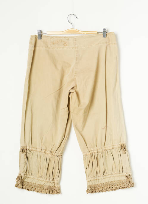 Pantacourt beige WOM & NOW pour femme