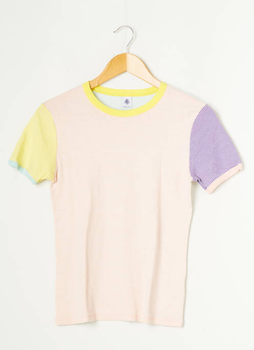 T-shirt rose PETIT BATEAU pour fille