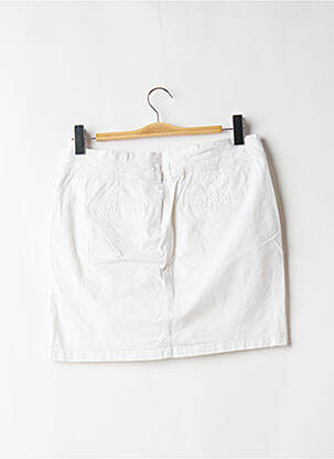 Jupe courte poches blanc CAMAIEU femme