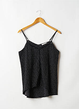 Top imprimé fantaisie sans manche noir MOLLY BRACKEN femme