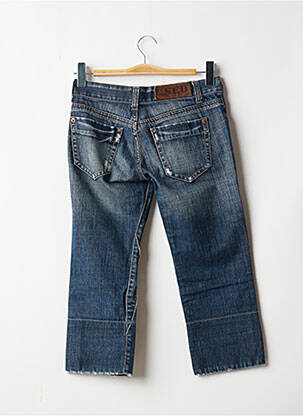 Pantacourt empiècements taille normale bleu USED JEANS homme