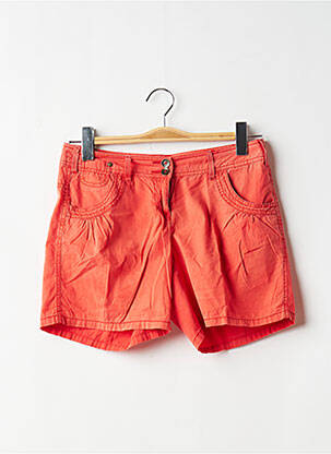 Short fermeture zippée sous rabat boutonné taille normale rose PROMOD femme