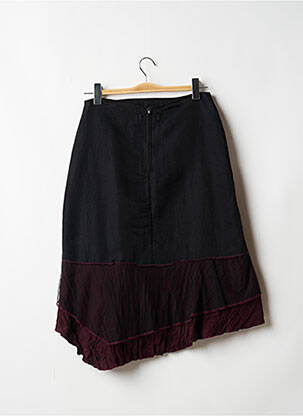 Jupe mi-longue taille normale noir PLANETE INTERDITE femme