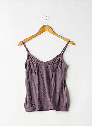 Top sans manche sans manche violet PETIT BATEAU fille