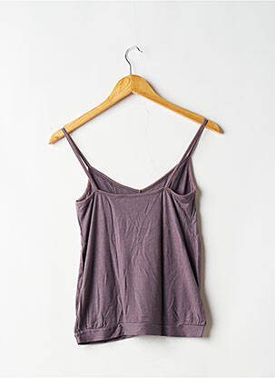 Top sans manche sans manche violet PETIT BATEAU fille
