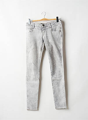 Jeans coupe slim gris PIMKIE pour femme