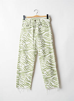 Pantalon slim vert BERSHKA pour femme