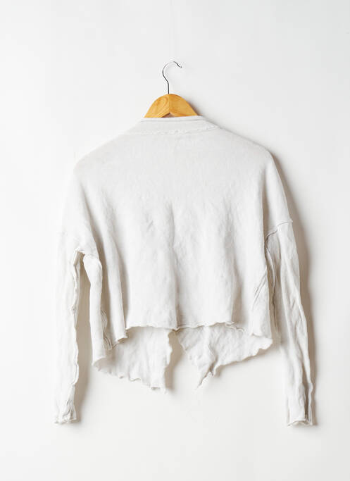 Gilet manches longues beige SARAH PACINI femme