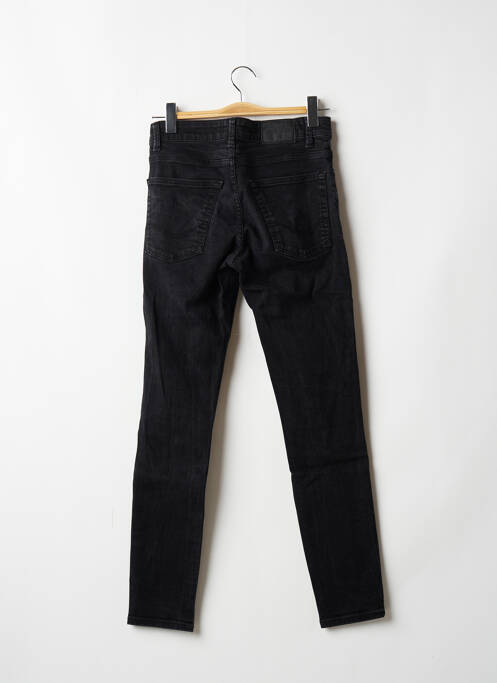 Jeans coupe slim noir PULL & BEAR pour femme