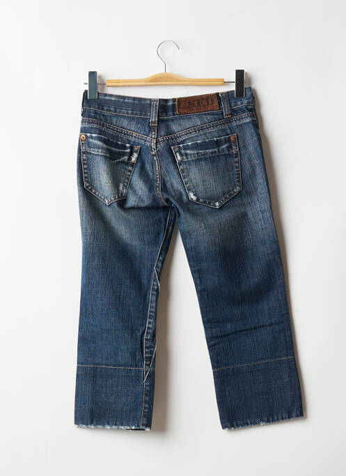 Pantacourt bleu USED JEANS pour homme