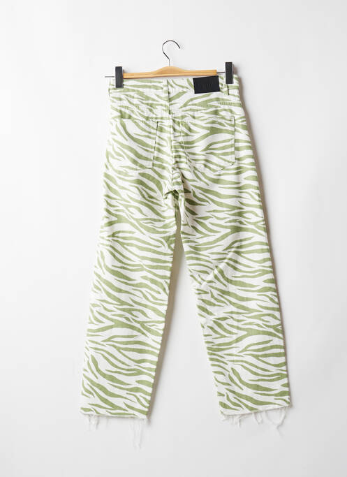 Pantalon slim vert BERSHKA pour femme