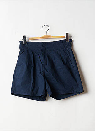 Short fermeture zippée sous rabat avec crochet taille haute bleu VERO MODA femme