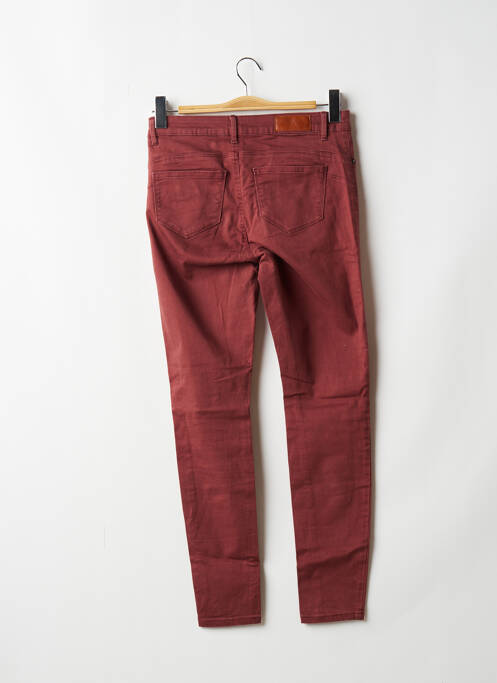 Pantalon slim rouge VERO MODA pour femme
