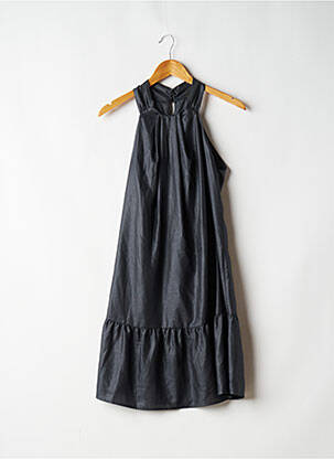 Robe mi-longue sans manche sans manche gris LOLA femme