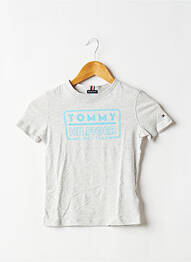 T-shirt coupe droite manches courtes gris TOMMY HILFIGER garcon