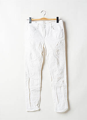 Jeans skinny blanc ZARA pour femme