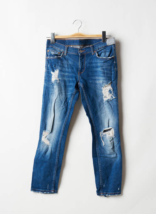 Jeans coupe slim bleu ZARA pour femme