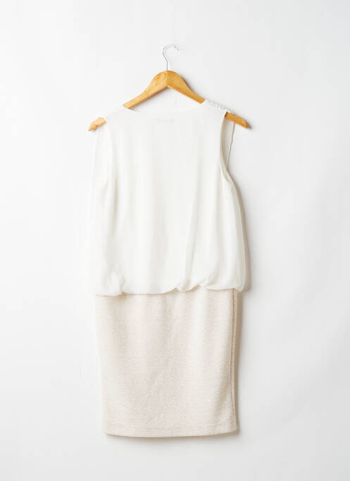 Robe mi-longue blanc BREAL pour femme