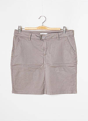 Jupe courte poches gris LPB femme