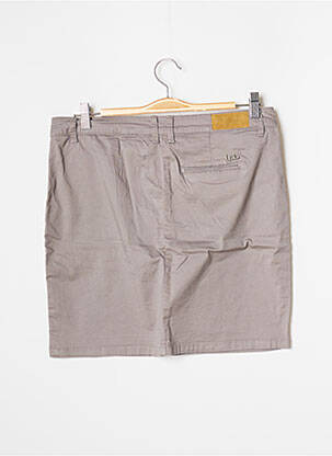 Jupe courte poches gris LPB femme
