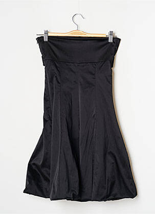 Robe courte sans manche sans manche noir VOYELLES femme