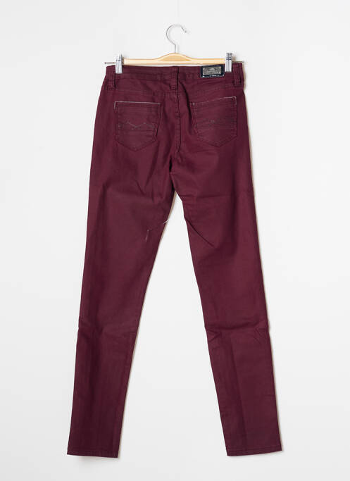 Pantalon slim rouge BISOU D'EVE pour femme