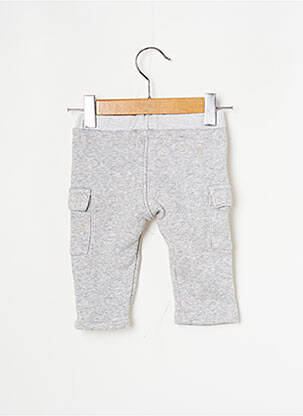 Pantalon cargo stretch taille élastique gris PETIT BATEAU garcon