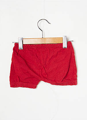 Short tissage jersey taille élastique rouge BOBOLI enfant
