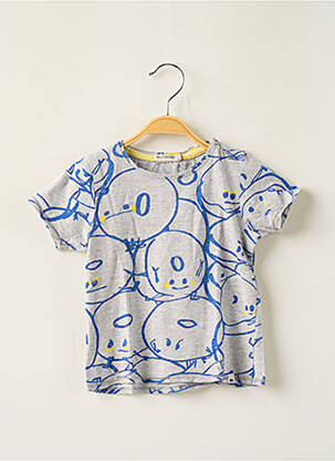 T-shirt stretch manches courtes bleu BILLYBANDIT garcon