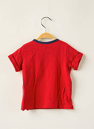 T-shirt stretch manches courtes rouge LITTLE MARCEL garçon