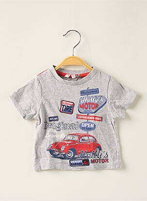 T-shirt manches longues manches longues gris BOBOLI garçon