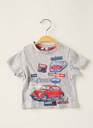 T-shirt manches longues manches longues gris BOBOLI garcon