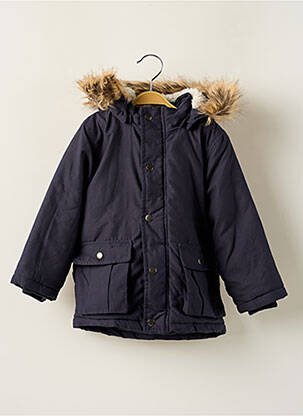 Parka coupe droite a capuche bleu NAME IT garçon