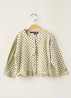 Veste casual fermeture boutonnée sur le devant vert LILI GAUFRETTE fille